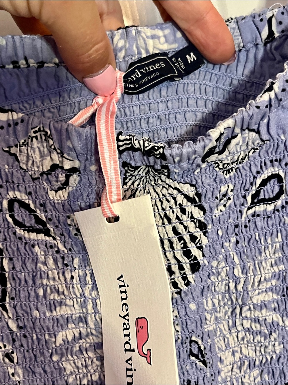 Vineyard Vines Lavender Smocked Women’s Dress - Medium